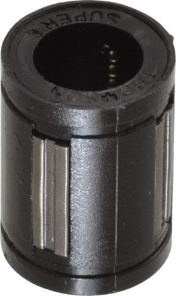 Thomson Industries - 3/8" ID, 100 Lb Dynamic Load Capacity, Closed Linear Bearing - 5/8" OD - Caliber Tooling