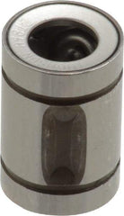 Thomson Industries - 1/4" ID, 19 Lb Dynamic Load Capacity, Closed Linear Bearing - 1/2" OD - Caliber Tooling