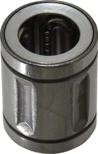 Thomson Industries - 3/4" ID, 200 Lb Dynamic Load Capacity, Closed Linear Bearing - 1-1/4" OD - Caliber Tooling