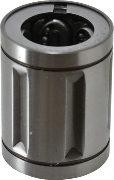 Thomson Industries - 1-1/4" ID, 520 Lb Dynamic Load Capacity, Closed Linear Bearing - 2" OD - Caliber Tooling