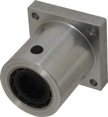 Thomson Industries - 2.13" Inside Diam, 1050/2100 Lbs. Dynamic Capacity, Single Flanged Pillow Block Linear Bearing - 2-3/4" Overall Width - Caliber Tooling