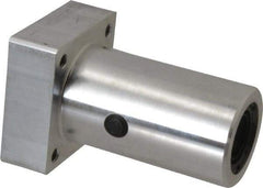 Thomson Industries - 1-3/4" Inside Diam, 1130/2260 Lbs. Dynamic Capacity, Twin Flanged Pillow Block Linear Bearing - 2.38" Overall Width - Caliber Tooling