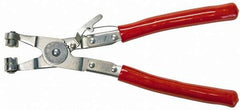 Mag-Mate - 9" OAL, Hose Clamp Pliers - Straight Jaw, Vinyl Coated Handles - Caliber Tooling