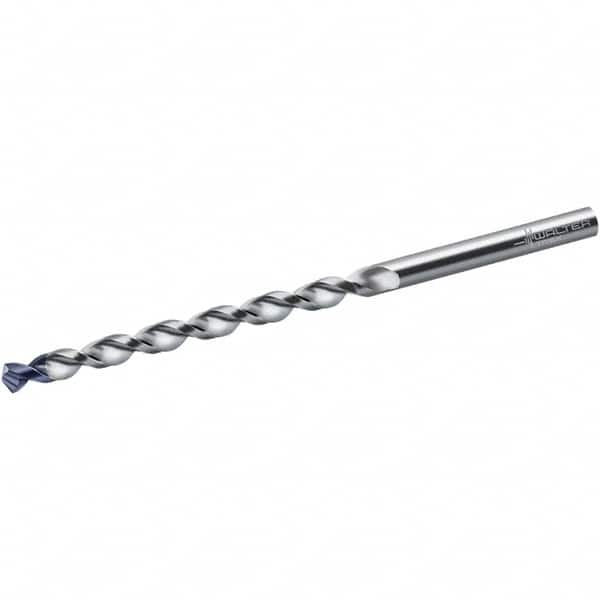 Walter-Titex - 12mm, 130° Point, Parabolic Flute, Cobalt Taper Length Drill Bit - Tinal Point Finish, 134mm Flute Length, 205mm OAL, Series A1549TFP - Caliber Tooling