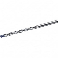 Walter-Titex - 12mm, 130° Point, Parabolic Flute, Cobalt Taper Length Drill Bit - Tinal Point Finish, 134mm Flute Length, 205mm OAL, Series A1549TFP - Caliber Tooling