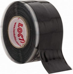 Loctite - 1" x 10', Black Silicone Electrical Tape - 0.5 mil Thick, 400 V/mil Dielectric Strength - Caliber Tooling