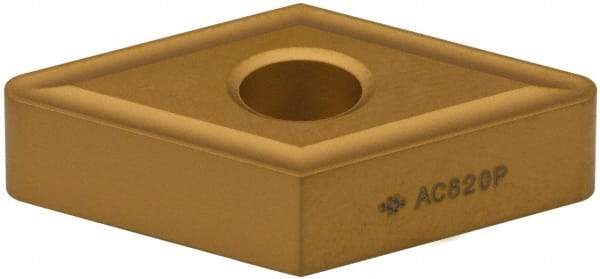 Sumitomo - DNMG432 ENZ Grade AC820P Carbide Turning Insert - 55° Diamond, 1/2" Inscr Circle, 3/16" Thick, 1/32" Corner Radius - Caliber Tooling