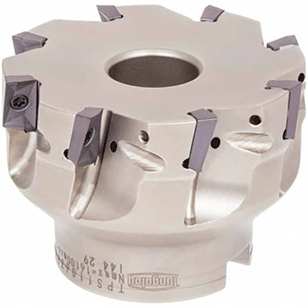 Tungaloy - 4" Cut Diam, 1-1/2" Arbor Hole Diam, Indexable Square-Shoulder Face Mill - Caliber Tooling