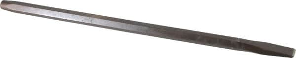 Proto - 12" OAL x 1/2" Blade Width Cold Chisel - 1/2" Tip, 7/16" Stock, Steel Handle - Caliber Tooling