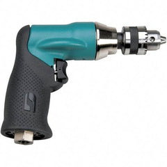 Dynabrade - 1/4" Keyed Chuck - Pistol Grip Handle, 20,000 RPM, 0.4 hp, 90 psi - Caliber Tooling