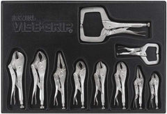 Irwin - 10 Piece Locking Plier Set - Comes in Plastic Tray - Caliber Tooling