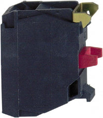 Square D - NC, Multiple Amp Levels, Electrical Switch Contact Block - 120 VAC, 125 VDC, 240 VAC, 250 VDC, and 600 VAC/VDC, Screw Terminal, 22mm Hole, For Use with XB4, XB5 - Caliber Tooling