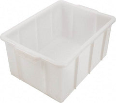 Dynalon Labware - 5.3 Gal, Clear Polyethylene Tote Container - Nesting, 16.3" Long x 12.4" Wide x 7.9" High - Caliber Tooling