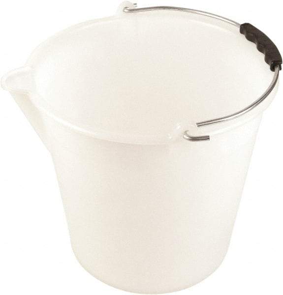 Dynalon Labware - 2-3/8 Gal Translucent Tapered Conical Polyethylene Bucket - 11" High x 9-13/16" Diam - Caliber Tooling