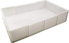 Dynalon Labware - White Polyethylene Tote Container - Stacking, 21.3" Long x 13.8" Wide x 4-1/2" High - Caliber Tooling