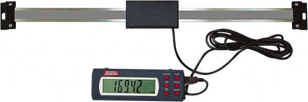 SPI - Electronic Linear Scales Maximum Measurement (Inch): 24 Horizontal or Vertical: Horizontal, Vertical - Caliber Tooling