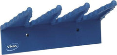 Vikan - 22 Lb, 6-1/2" Wide, 2-1/2" High, Polypropylene, Wall Bracket - 9-1/2" Long, 3 Holders - Caliber Tooling