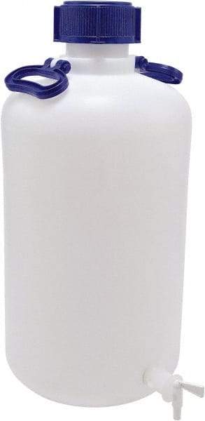 Dynalon Labware - 25,000 mL Carboy - Polyethylene, Translucent, 11" High x 11" Diam - Caliber Tooling