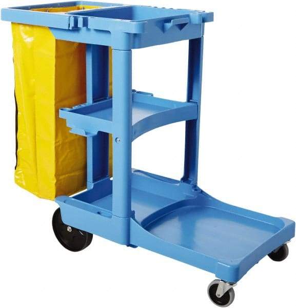 Rubbermaid - Plastic Janitor Cart - 21-3/4" Width - Caliber Tooling