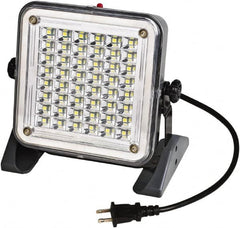 Value Collection - 120 Volt, 10 Watt, Electric, LED Portable Floor Work Light - 10' Cord, 1 Head, 750 Lumens, ABS - Caliber Tooling