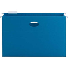 SMEAD - 9-1/2 x 14-1/2", Legal, Sky Blue, Hanging File Folder - 11 Point Stock, 1/5 Tab Cut Location - Caliber Tooling