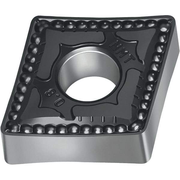 Walter - CNMG NMT Grade WSM20S Turning Insert - TiAlN+Al2O3+(Al) Finish, 80° Rhombic, 12.7mm Inscr Circle, 4.76mm Thick, 1.2mm Corner Radius - Caliber Tooling