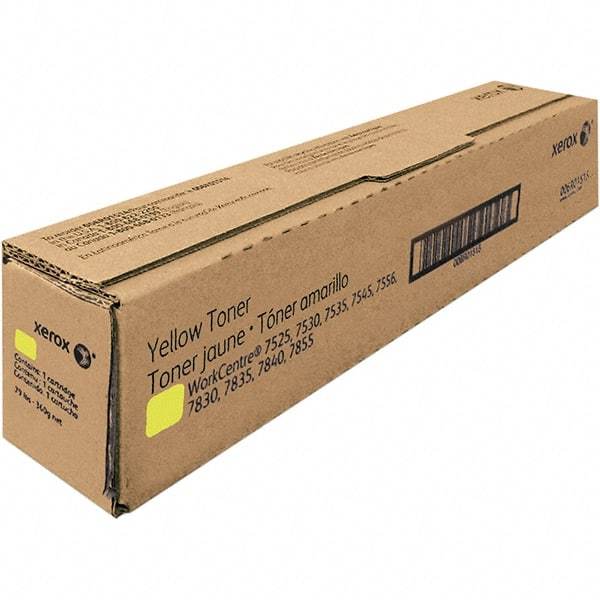 Xerox - Yellow Toner Cartridge - Use with Xerox WorkCentre 7525, 7535, 7530, 7545, 7556 - Caliber Tooling