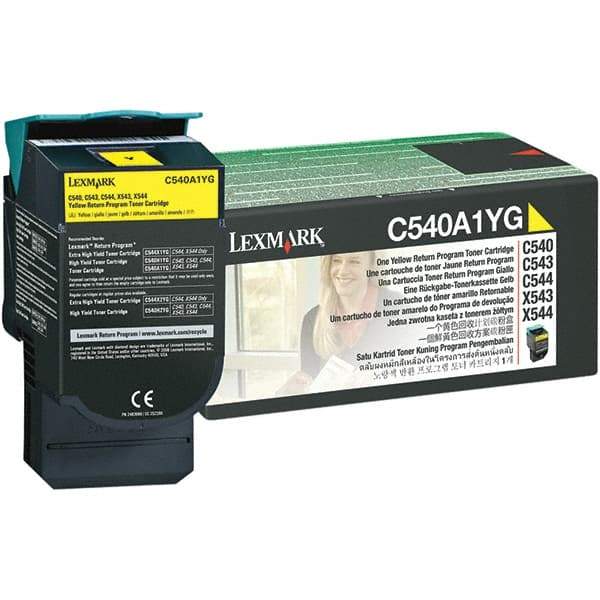 Lexmark - Yellow Toner Cartridge - Use with Lexmark C540n, C543dn, C544dn, C544dtn, C544dw, C544n, C546dtn, X543dn, X544dn, X544dtn, X544dw, X544n, X546dtn - Caliber Tooling