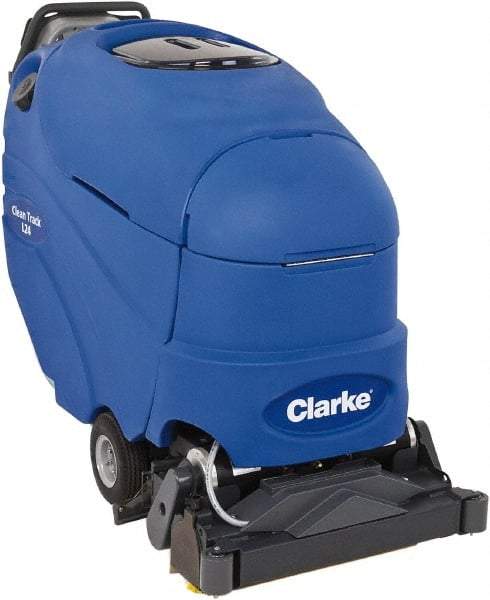 Clarke - 24" Cleaning Width, 70" Water Lift, Walk Behind Carpet Extractor - 93 CFM Air Flow, 20 Gal Tank Capacity, 16 Gal Tank Recovery Capacity, 100 Pump psi - Caliber Tooling