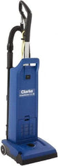 Clarke - Dual Motor Upright Vacuum Cleaner - 11-1/2" Cleaning Width, 9" Amps, Ergonomic Handle - Caliber Tooling