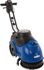 Clarke - 15" Cleaning Width, Battery Powered Floor Scrubber - 0.33 hp, 150 RPM, 3.5 Gal Tank Capacity - Caliber Tooling