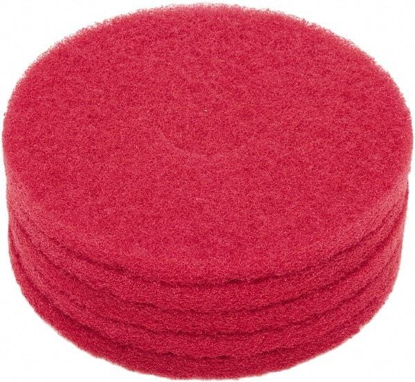 Clarke - Floor Pad - 14" Machine, Red Pad, Polyester - Caliber Tooling