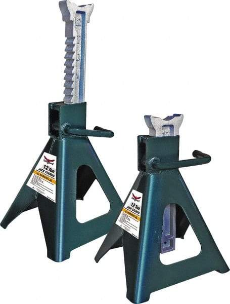 Safeguard - 24,000 Lb Capacity Jack Stand - 19-11/16 to 30-1/4" High - Caliber Tooling