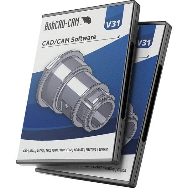 BobCAD-CAM - BobCAD-CAM V30 Mill 4 Axis Pro CD-ROM - Caliber Tooling