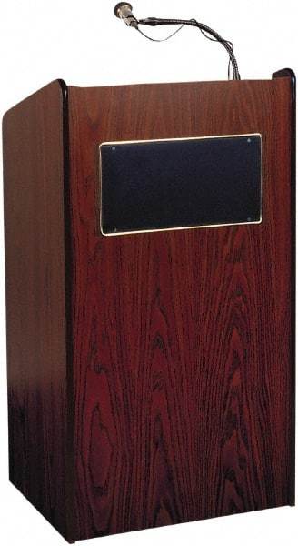 Oklahoma Sound - Wood Full Floor Lectern - 20" Deep x 25" Wide x 46" High - Caliber Tooling