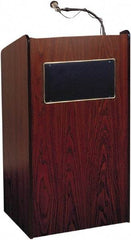 Oklahoma Sound - Wood Full Floor Lectern - 20" Deep x 25" Wide x 46" High - Caliber Tooling