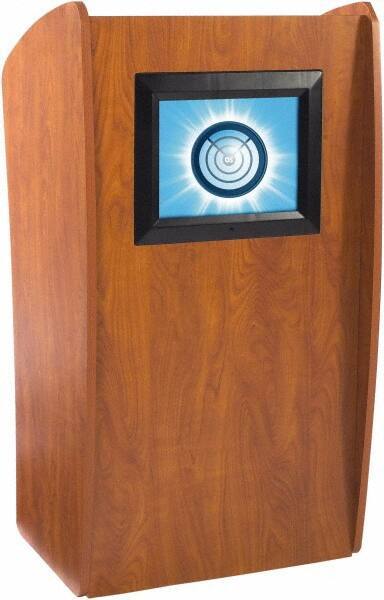 Oklahoma Sound - Wood Full Floor Lectern - 21" Deep x 24" Wide x 46" High - Caliber Tooling