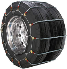 Peerless Chain - Dual Axle Tire Chains - For Use with 8.25-20, 9-22.5, 235/80-22.5, 245/80-22.5, 255/70-22.5, 255/75-22.5 - Caliber Tooling