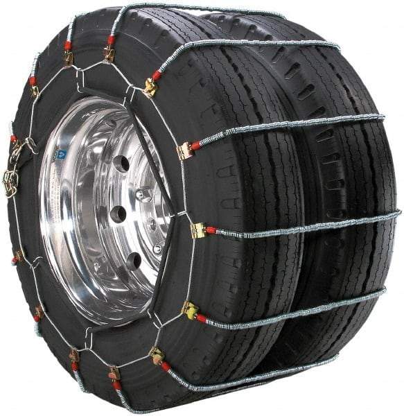 Peerless Chain - Dual Axle Tire Chains - For Use with 9.00-20, 10-22.5 - Caliber Tooling