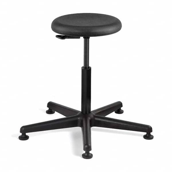 Bevco - Swivel & Adjustable Stools Type: Adjustable Backless Stool Base Type: Nylon - Caliber Tooling