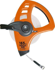 Keson - 165' x 1/2" Tape Measure - 1/10 & 1/100" Graduation - Caliber Tooling