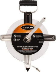 Keson - 300' x 3/8" Tape Measure - 1/8" Graduation - Caliber Tooling