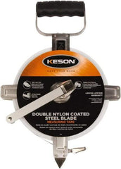 Keson - 100' x 3/8" Tape Measure - 1/8" Graduation - Caliber Tooling