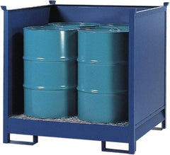 Denios - Mobile Spill Containment Type: Transport Pallet w/Side Walls Number of Drums: 4 - Caliber Tooling