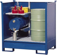 Denios - Mobile Spill Containment Type: Transport Pallet w/Side Walls Number of Drums: 2 - Caliber Tooling