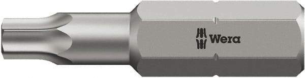 Wera - 5/16 & 1/4" Drive T40 Torx Screwdriver Bit - 2-3/4" OAL, Insert Bit - Caliber Tooling