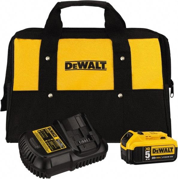 DeWALT - 20 Volt, 1 Battery Lithium-Ion Power Tool Charger - 1 hr to Charge, 20 Volt MAX Batteries Power Source, Battery Included - Caliber Tooling