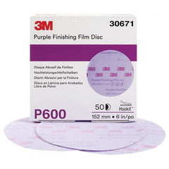 3M - Hook & Loop Discs Abrasive Type: Film Disc Disc Diameter (Inch): 6 - Caliber Tooling