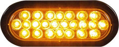 Buyers Products - 6 Flash Rate, Recessed Mount Emergency Strobe Light Assembly - Powered by 12 to 24 Volts, Amber - Caliber Tooling