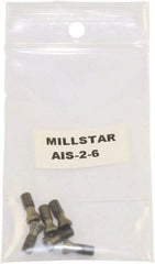 Millstar - Torx Insert Screw for Indexable Milling Cutters - M12 Thread, Industry Std AIS-2-6, For Use with End Mills - Caliber Tooling